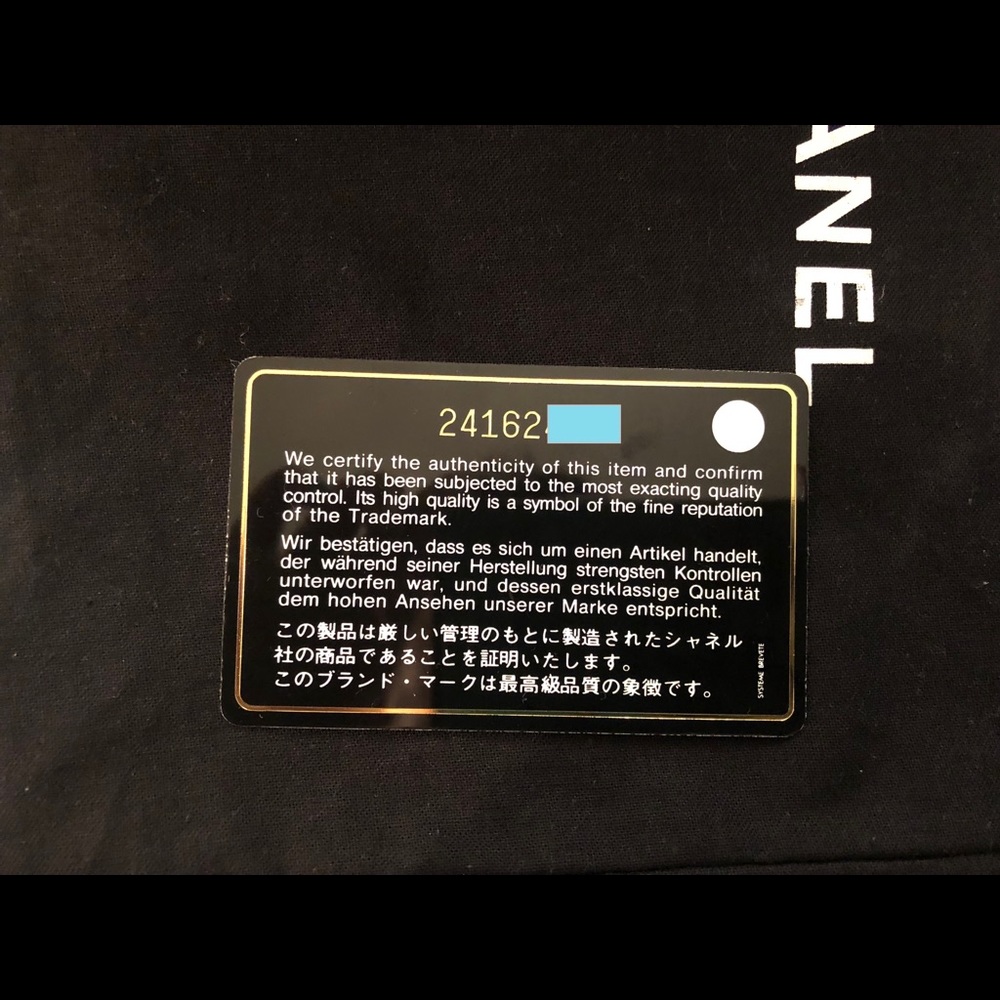 Chanel mini classic flap bag (square) in Chevron - Picture 8 of 8